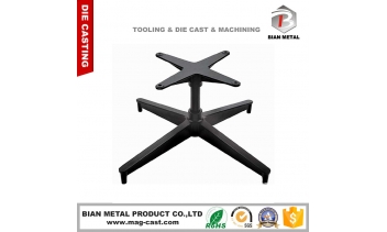 Custom High Quality Die Casting Aluminum Movable Chair Base